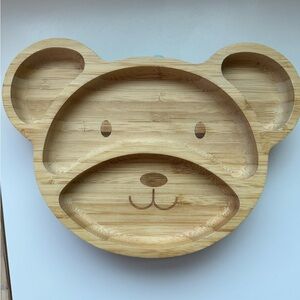 Bamboo Bear Shaped Plate for baby